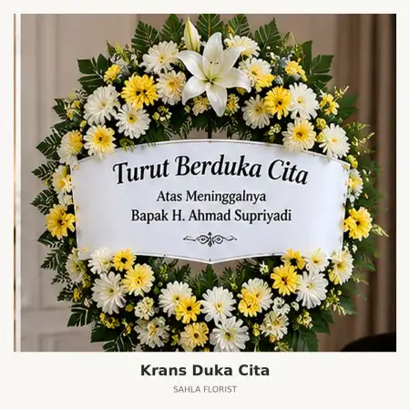 Krans Bunga Duka Parung Panjang